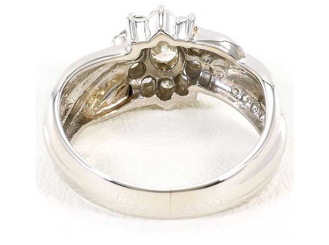 Autre Marque Platin-Diamant-Ehering - Ansicht 4