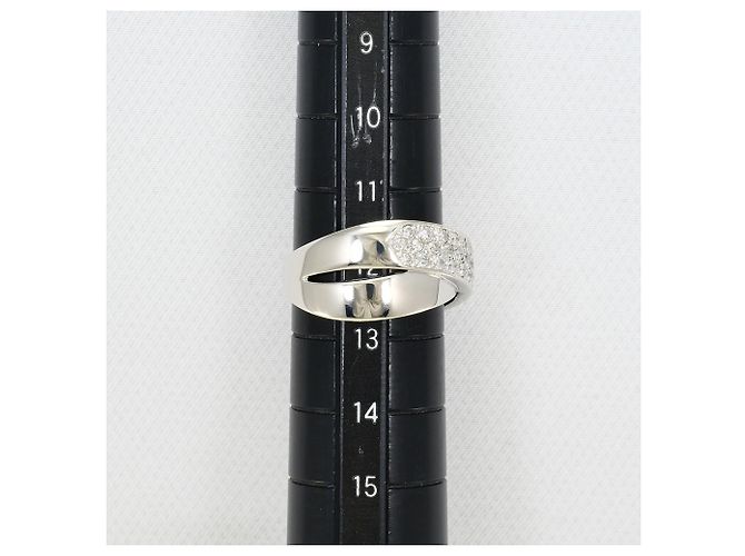 Autre Marque Anel Aliança de Platina com Diamante - vista 7