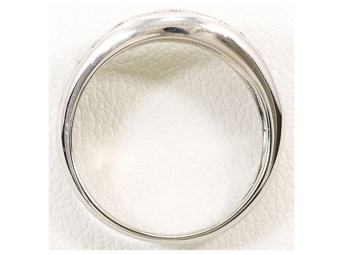 Autre Marque Platin-Bandring mit Diamant - Ansicht 3