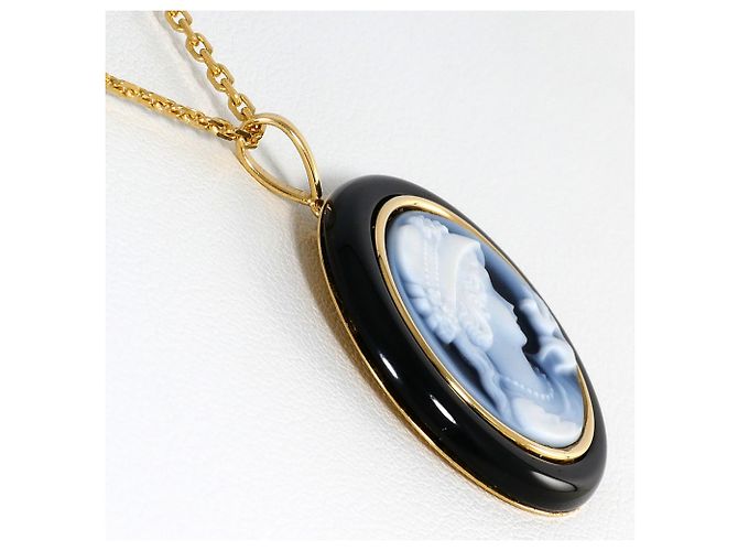 Autre Marque Collana in oro giallo 18K con onice D'oro - vista 2