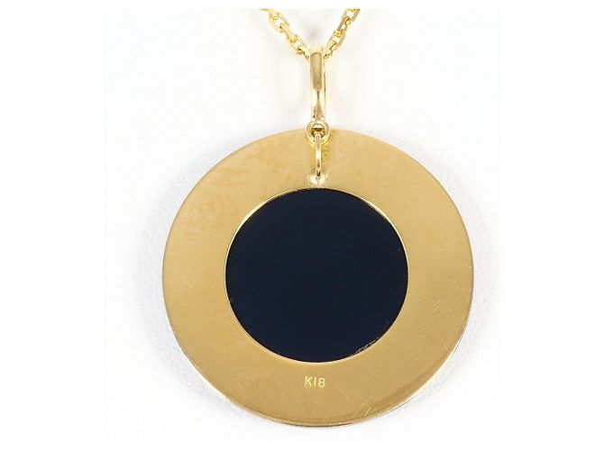 Autre Marque Collana in oro giallo 18K con onice D'oro - vista 3