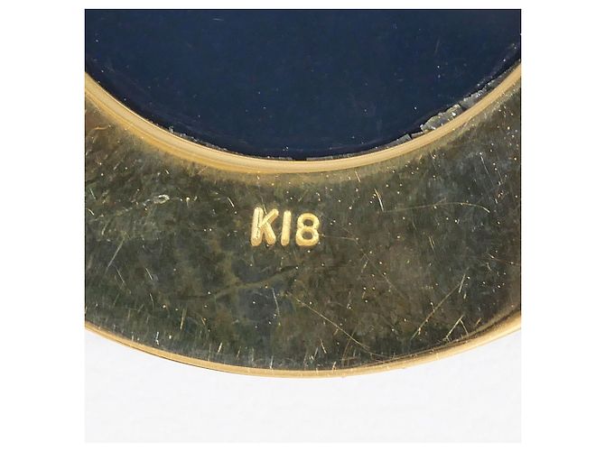 Autre Marque Collana in oro giallo 18K con onice D'oro - vista 4
