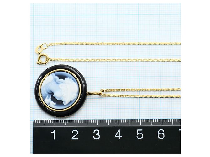 Autre Marque Collana in oro giallo 18K con onice D'oro - vista 5
