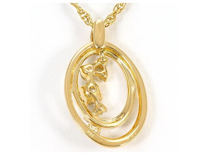 Autre Marque Collana in oro giallo 18K con diamante D'oro - vista 3