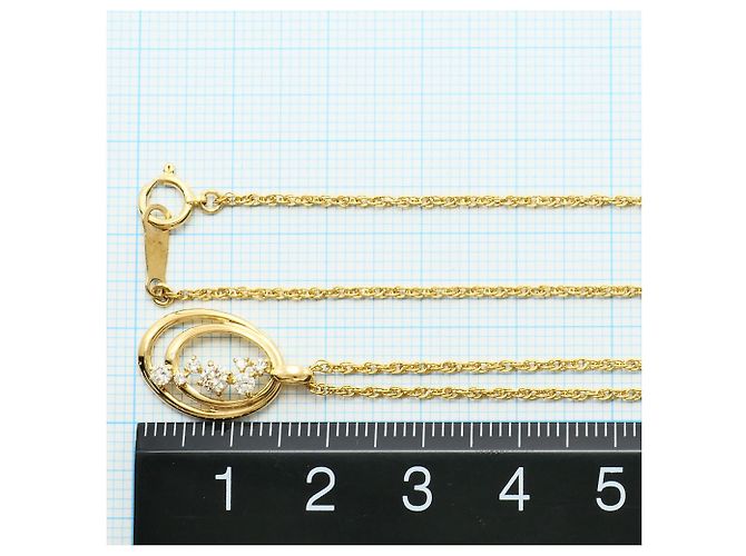 Autre Marque Collana in oro giallo 18K con diamante D'oro - vista 4
