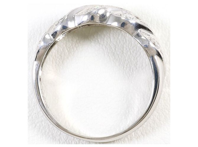 Autre Marque PT900 Platin-Bandring mit Diamant - Ansicht 3