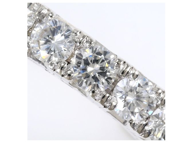Autre Marque PT900 Platin-Bandring mit Diamant - Ansicht 2