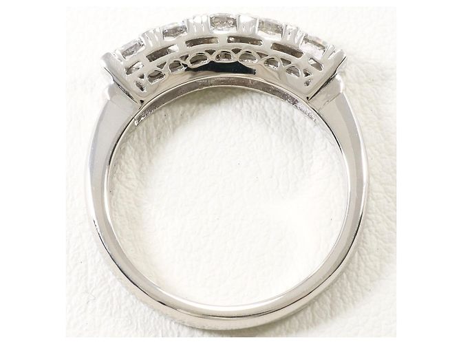 Autre Marque PT900 Platin-Bandring mit Diamant - Ansicht 3