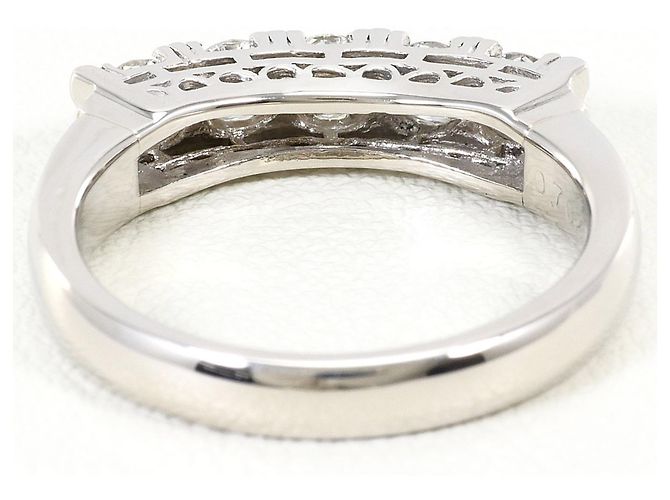 Autre Marque PT900 Platin-Bandring mit Diamant - Ansicht 4