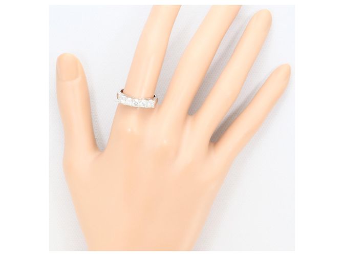 Autre Marque PT900 Platin-Bandring mit Diamant - Ansicht 6