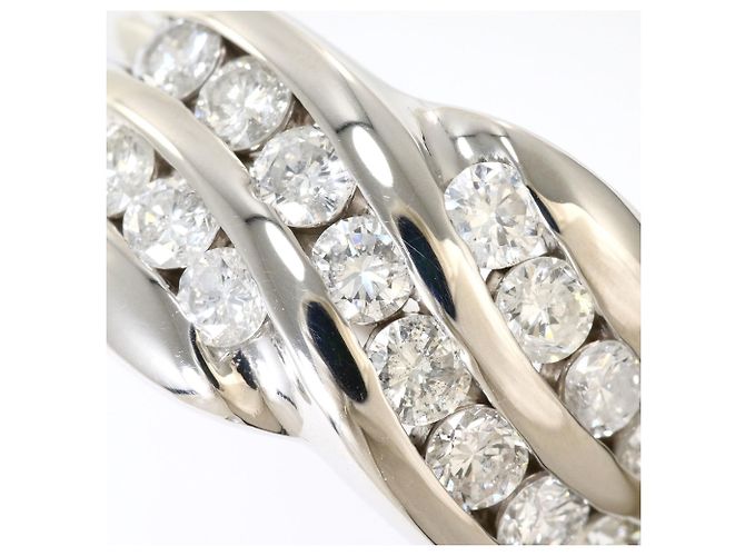 Autre Marque Platin-Diamant-Bandring - Ansicht 2