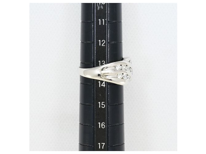 Autre Marque Platin-Diamant-Bandring - Ansicht 8