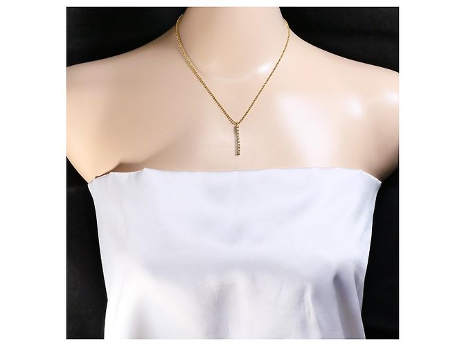Autre Marque Collana in oro giallo 18K con diamante D'oro - vista 6