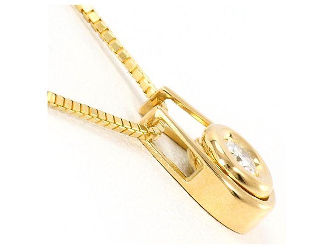 Autre Marque Collana in oro giallo 18K con diamante D'oro - vista 2