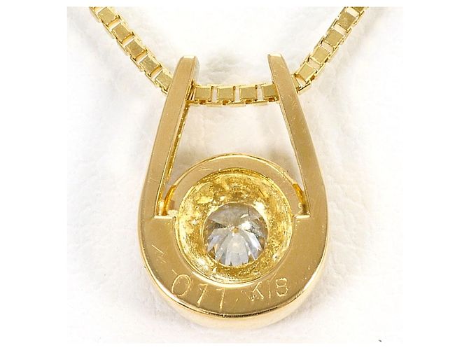 Autre Marque Collana in oro giallo 18K con diamante D'oro - vista 3