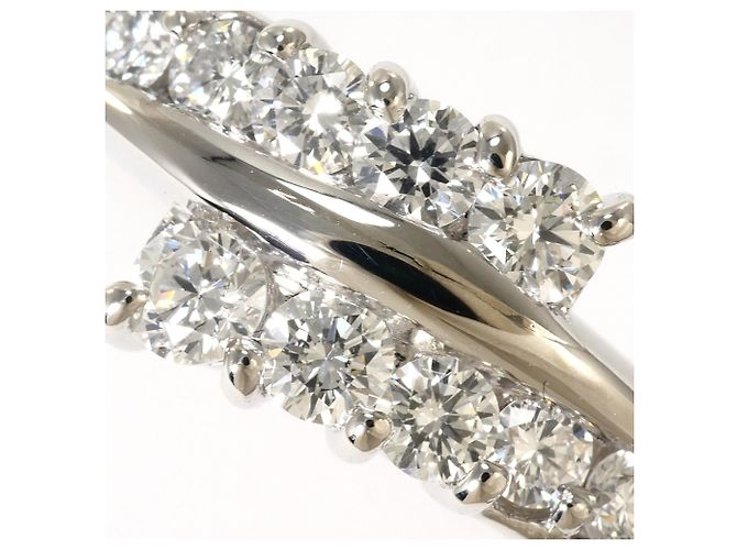 Autre Marque Platin-Diamant-Bandring - Ansicht 2