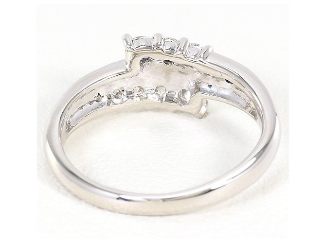 Autre Marque Platin-Diamant-Bandring - Ansicht 4