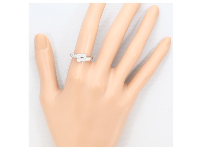 Autre Marque Platin-Diamant-Bandring - Ansicht 7