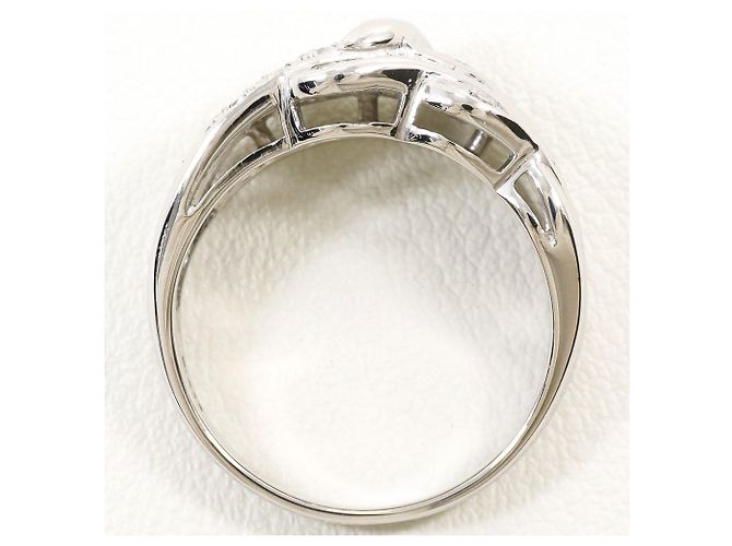 Autre Marque PT900 Platin-Bandring mit Diamant - Ansicht 3