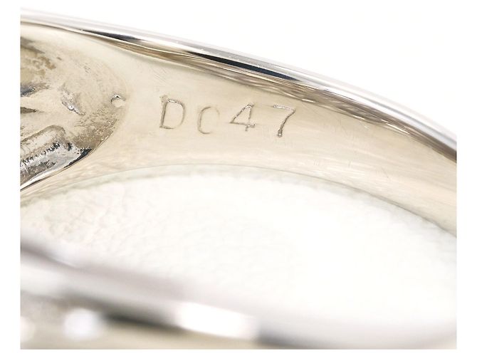 Autre Marque PT900 Platin-Bandring mit Diamant - Ansicht 6