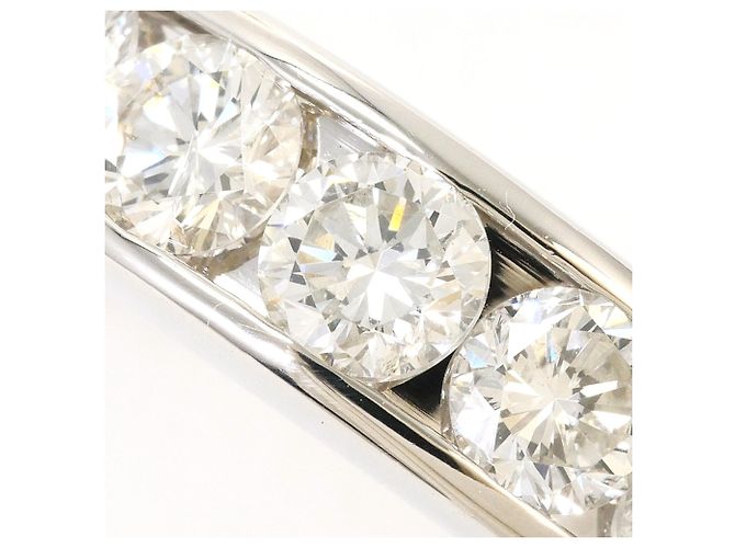 Autre Marque PT900 Platin-Ehering mit Diamant - Ansicht 2