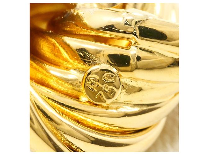Autre Marque Orecchini a lobo in oro 18K con diamanti D'oro - vista 4