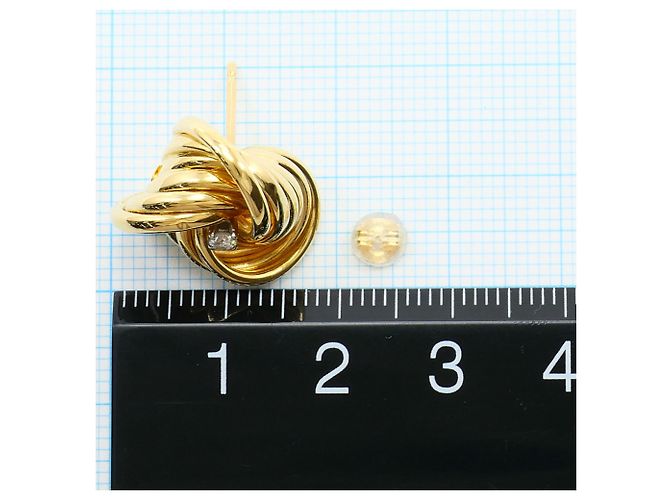 Autre Marque Orecchini a lobo in oro 18K con diamanti D'oro - vista 5