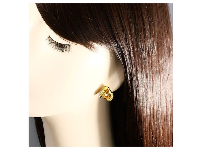 Autre Marque Orecchini a lobo in oro 18K con diamanti D'oro - vista 6