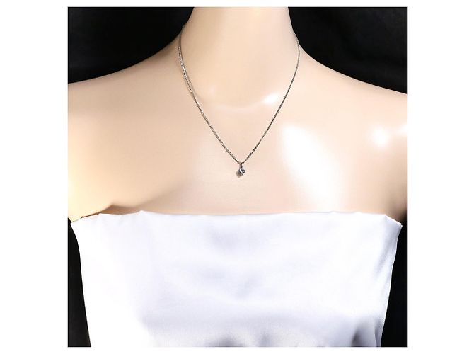 Autre Marque Collar de platino con colgante de diamante - vista 6