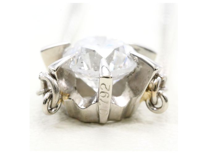 Autre Marque Collana in platino PT850 con diamante - vista 4