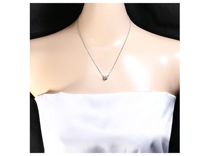Autre Marque Collana in platino PT850 con diamante - vista 6