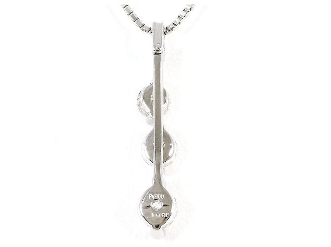 Autre Marque Platin- und Diamantcollier - Ansicht 3