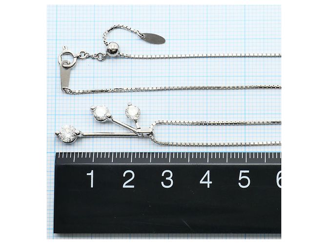 Autre Marque Platin- und Diamantcollier - Ansicht 5