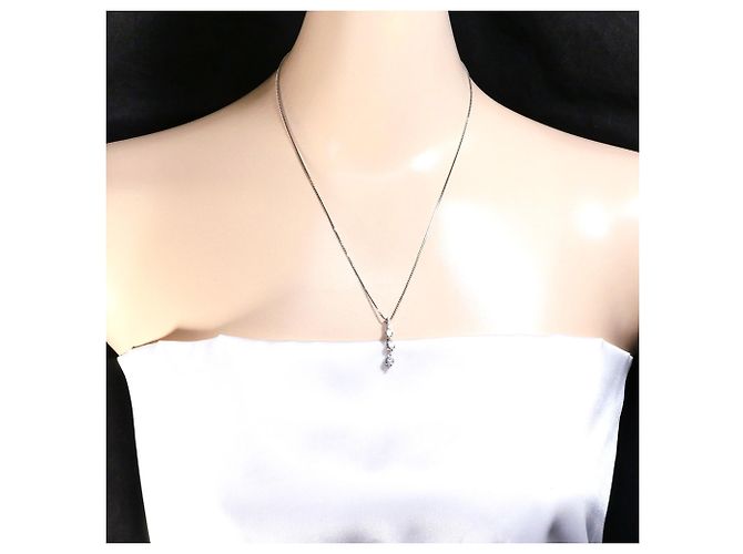 Autre Marque Platin- und Diamantcollier - Ansicht 6