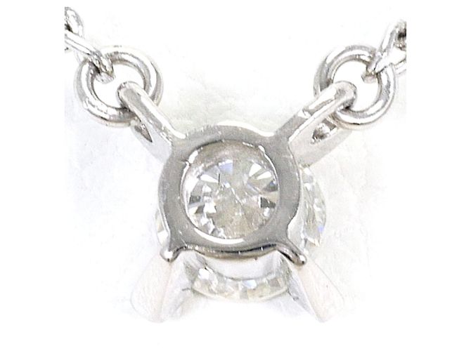 Autre Marque Platin-Halskette PT850 mit Diamant - Ansicht 3