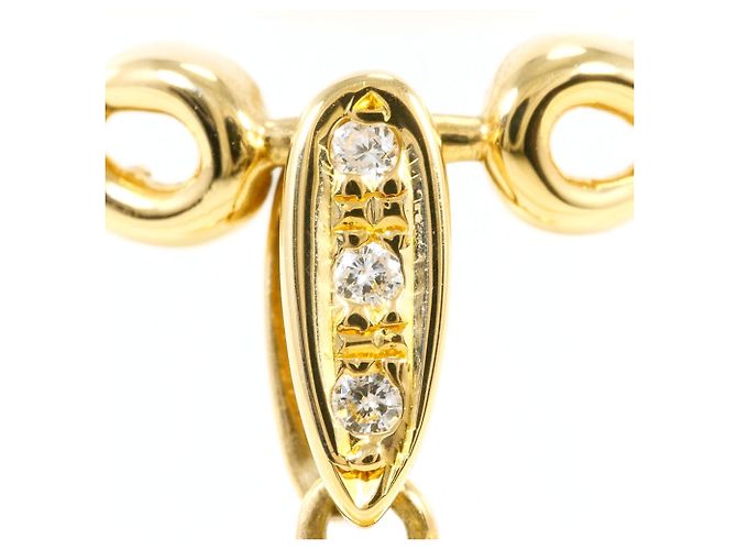 Autre Marque Goldbandring aus Gelbgold mit Diamant Golden - Ansicht 2