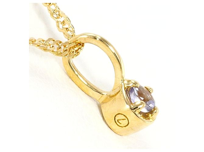 Autre Marque Collana in oro giallo 18K con pietra naturale D'oro - vista 2