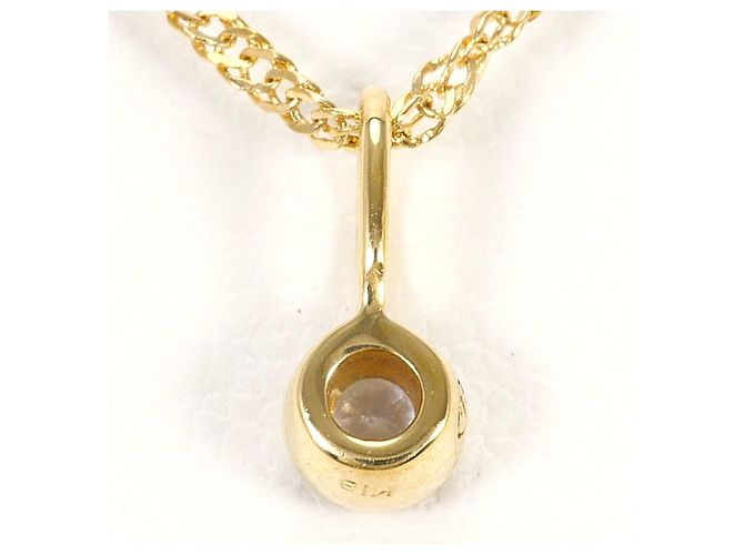 Autre Marque Collana in oro giallo 18K con pietra naturale D'oro - vista 3