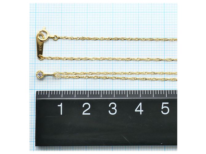 Autre Marque Collana in oro giallo 18K con pietra naturale D'oro - vista 4