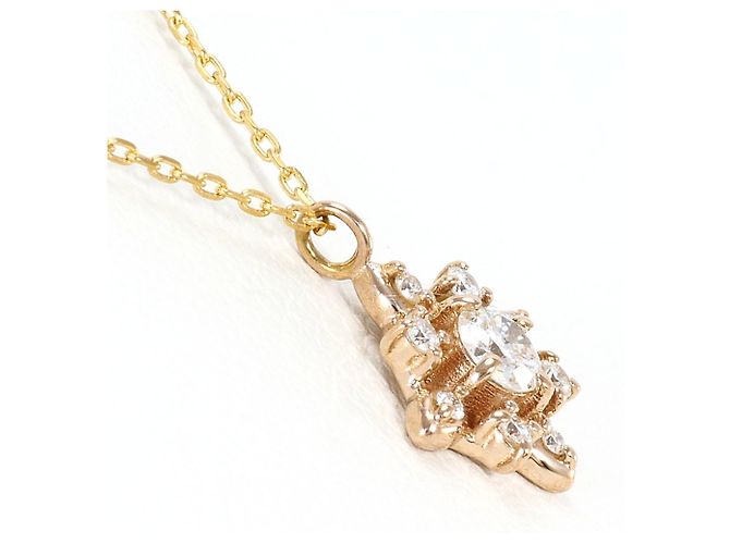Autre Marque Collana elegante in oro 18K con diamante D'oro - vista 2