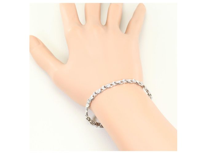 Autre Marque Bracciale con charm in platino PT850 e diamanti - vista 5
