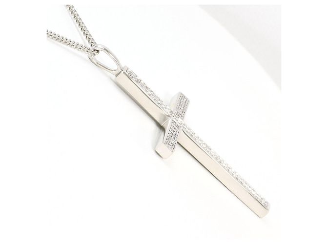 Autre Marque Collana elegante in platino con diamante - vista 2