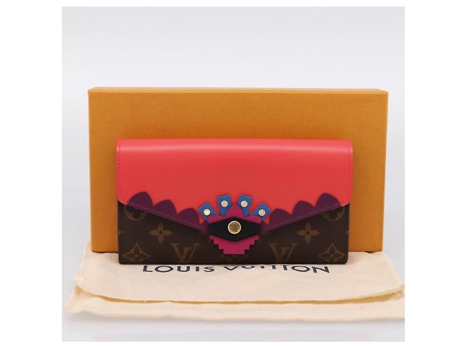 LOUIS VUITTON Monogram Totem Portefeuille Sarah Long Wallet M61348 Auth 197259M Monogramma - vista 12