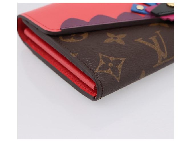 LOUIS VUITTON Monogram Totem Portefeuille Sarah Long Wallet M61348 Auth 197259M Monogramma - vista 14