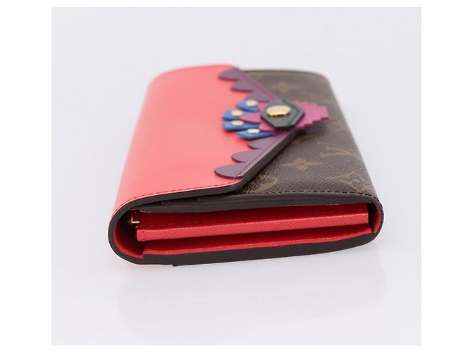 LOUIS VUITTON Monogram Totem Portefeuille Sarah Long Wallet M61348 Auth 197259M Monogramma - vista 3