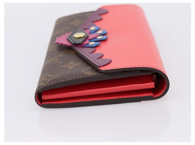LOUIS VUITTON Monogram Totem Portefeuille Sarah Long Wallet M61348 Auth 197259M Monogramma - vista 4