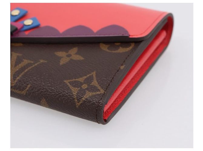 LOUIS VUITTON Monogram Totem Portefeuille Sarah Long Wallet M61348 Auth 197259M Monogramma - vista 7