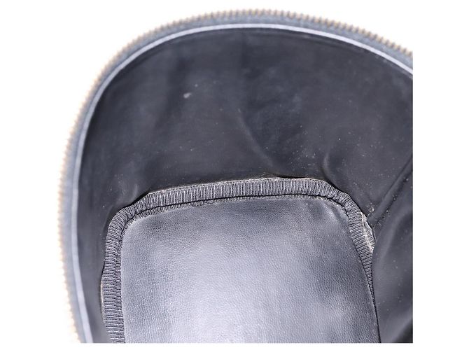 Borsa Vanity CHANEL COCO Mark Pelle Caviar Nero Oro CC Auth ka6003 D'oro - vista 20