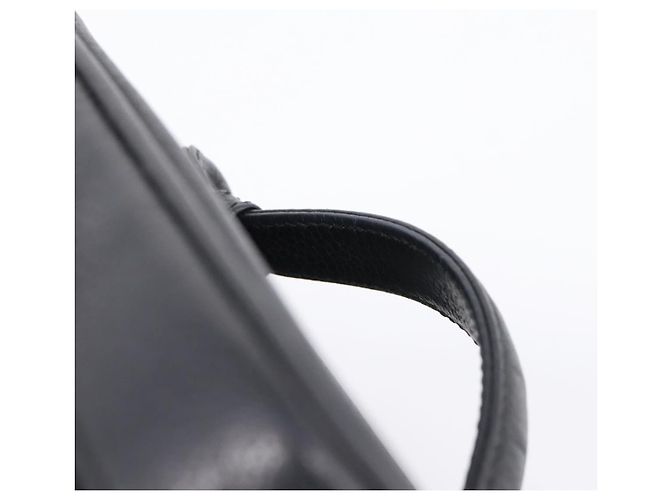 Borsa Vanity CHANEL COCO Mark Pelle Caviar Nero Oro CC Auth ka6003 D'oro - vista 8