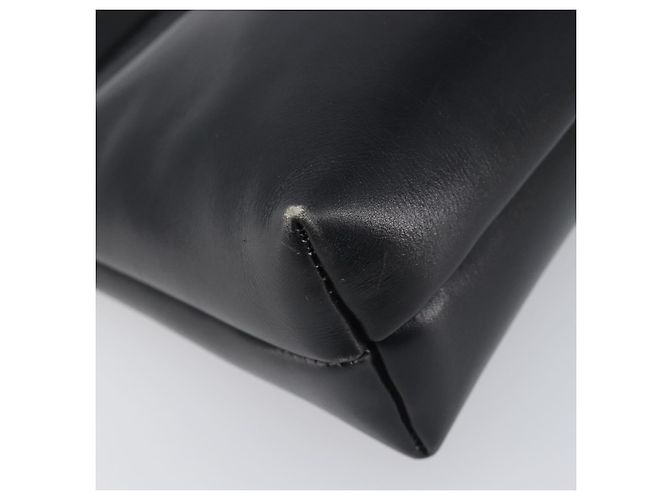 Borsa a tracolla Salvatore Ferragamo Vala in pelle nera e oro Auth 200983 Nero D'oro - vista 15